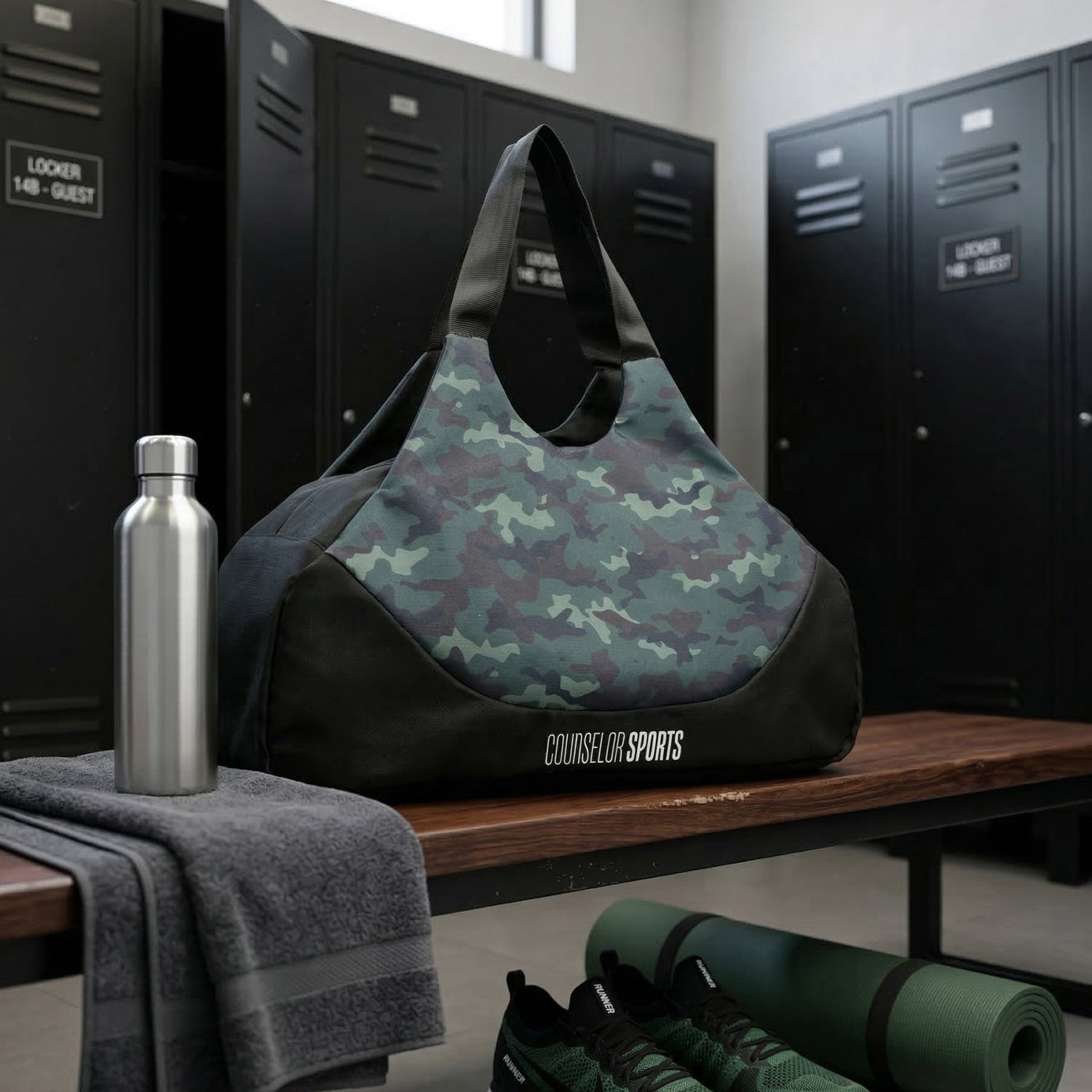 NOMAD DUFFLE BAG - CAMO