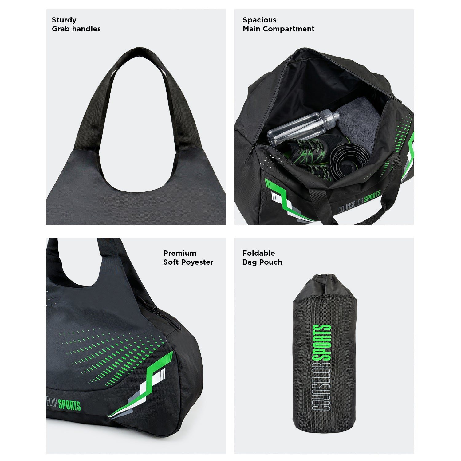 NOMAD DUFFLE BAG - GREEN