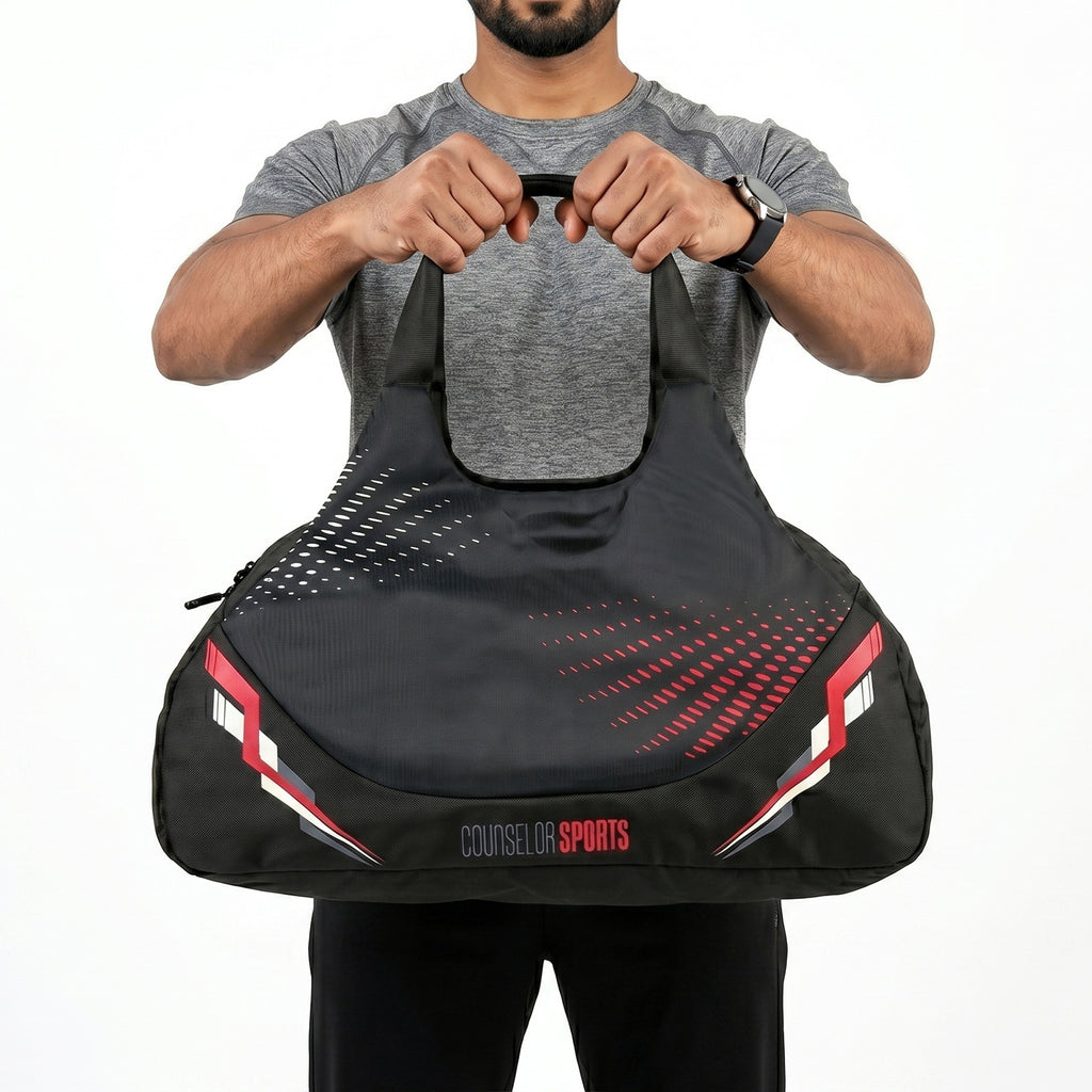 NOMAD DUFFLE BAG - RED