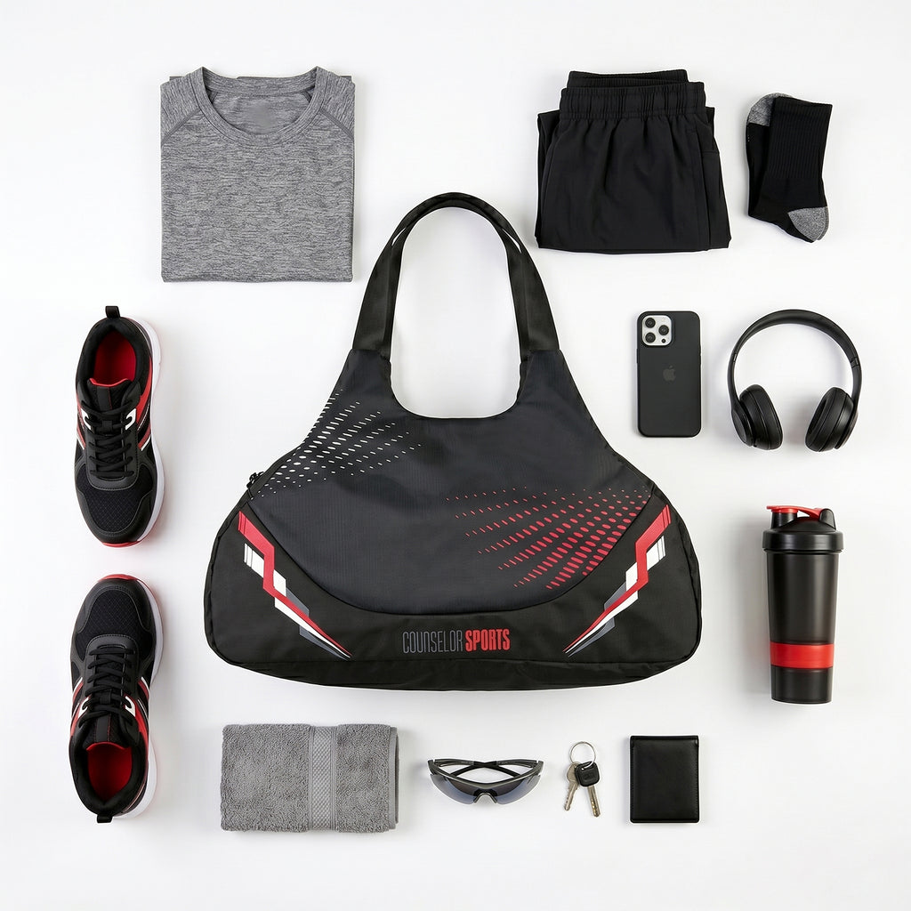 NOMAD DUFFLE BAG - RED