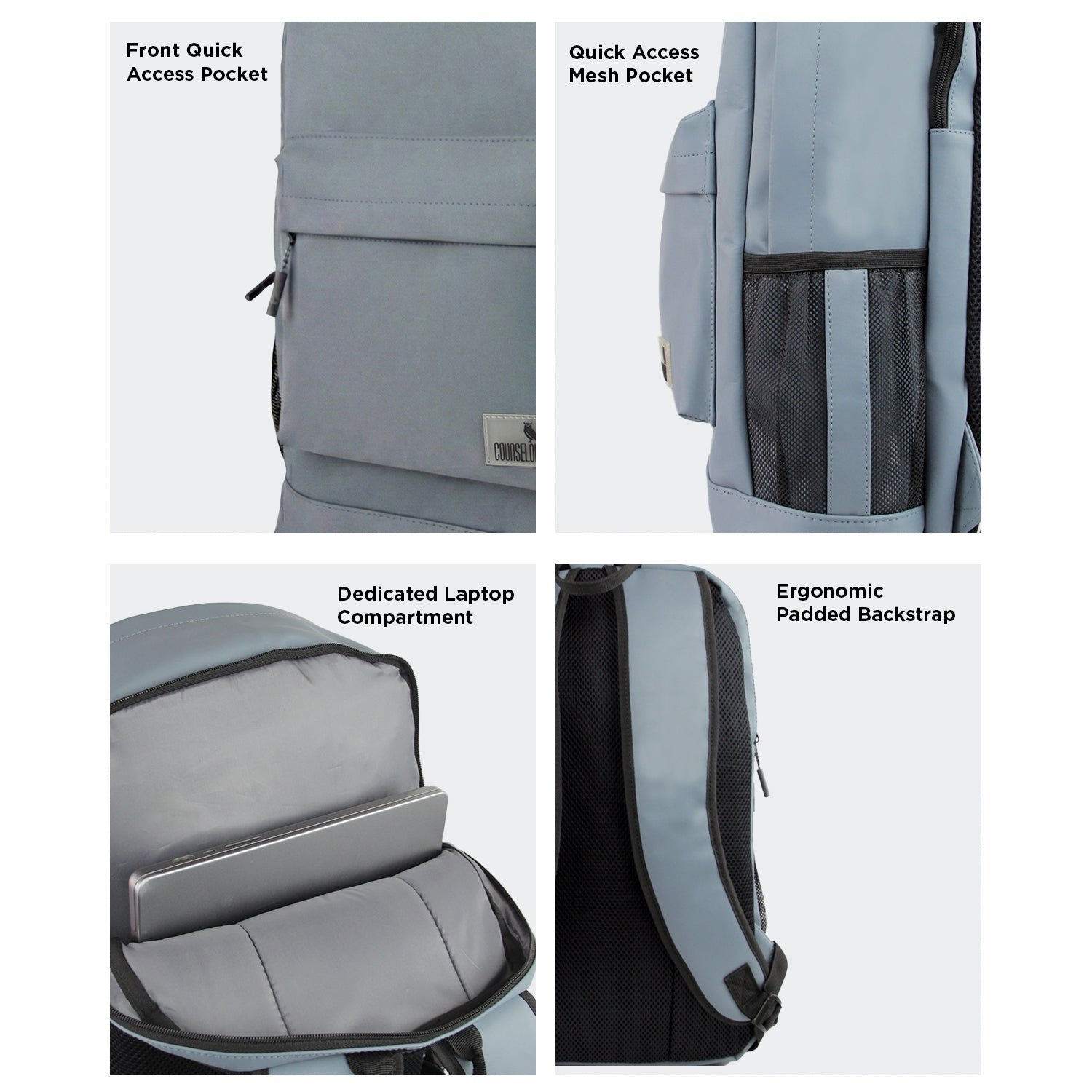 RAVEN BACKPACK - GREY