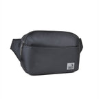 The Avelin black waistpack, a minimalist everyday companion for hands-free convenience, stylish and durable.