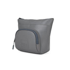 The Eiko grey pouch featuring minimalist design, spacious compartments, and durable materials for everyday use.