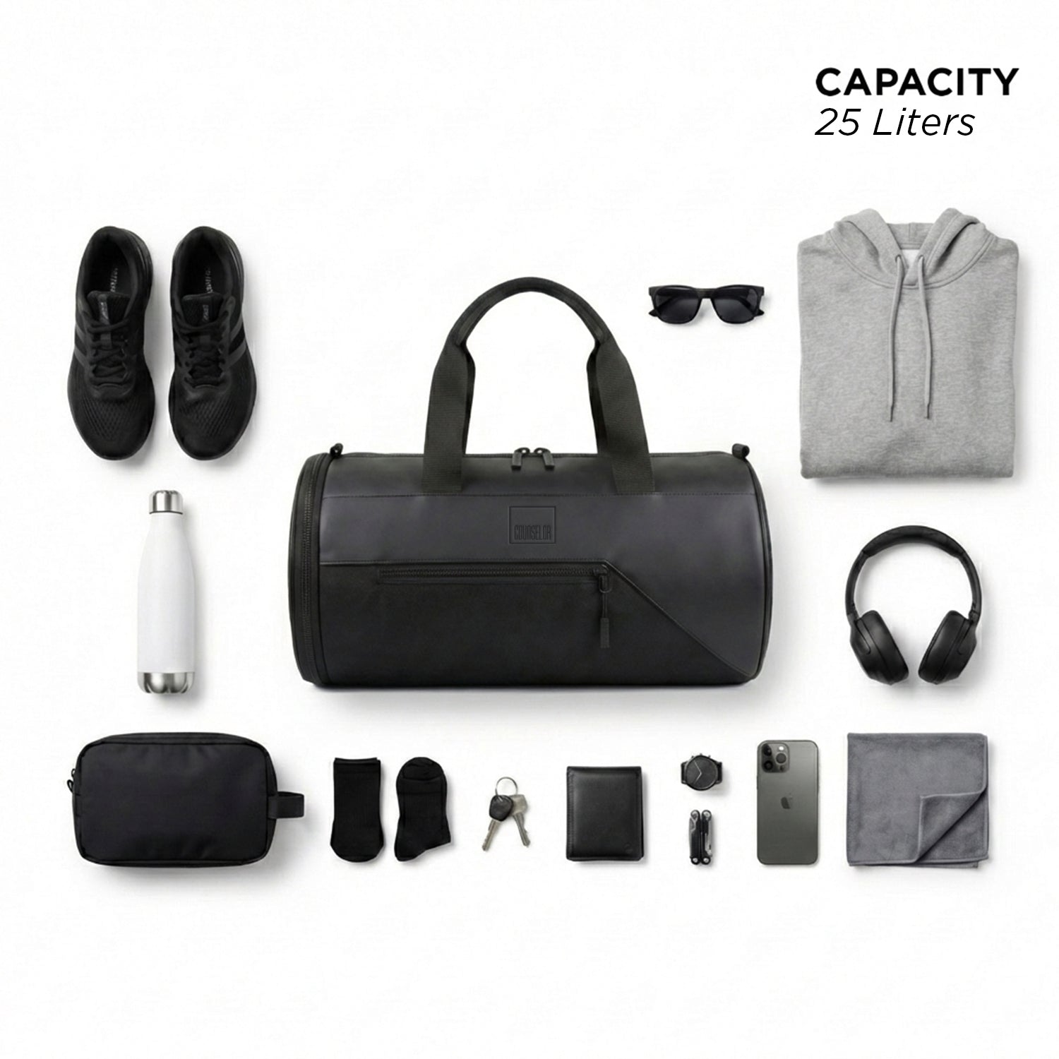 TRIGR DUFFLE BAG - BLACK