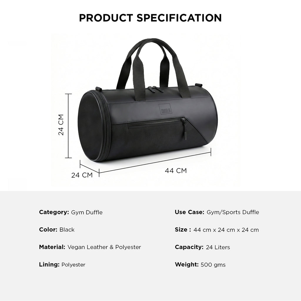 TRIGR DUFFLE BAG - BLACK