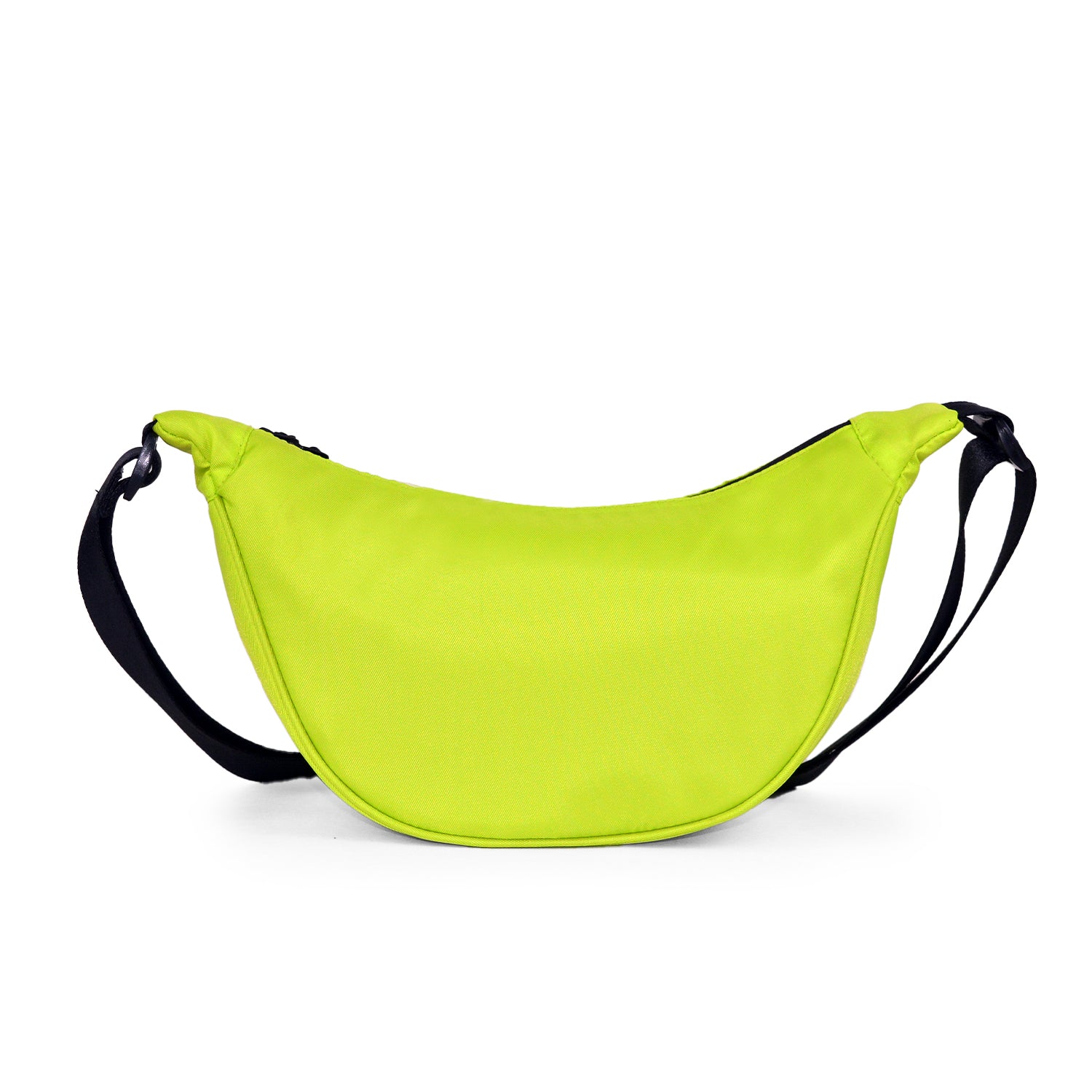 Sleek lime green Zuki side sling bag with adjustable strap, perfect for daily movement and urban lifestyles.