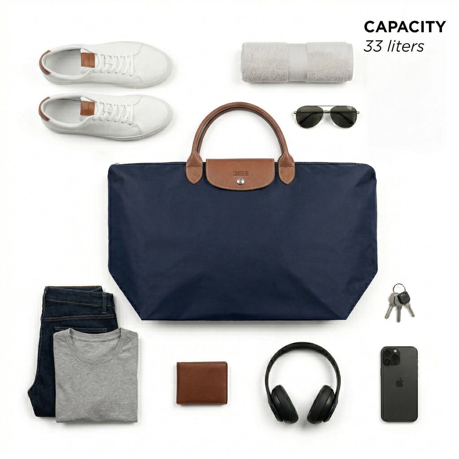 FOLDX DUFFLE BAG - NAVY