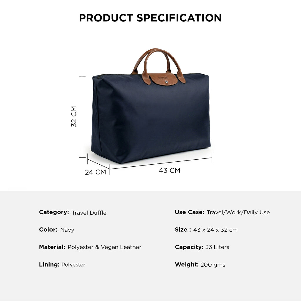FOLDX DUFFLE BAG - NAVY