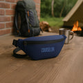 Navy blue Nexo waist pouch with 'Counselor' text, ideal for outdoor use and everyday convenience.