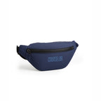 Navy blue fanny pack with 'COUNSELOR' text, designed for durability and everyday use.
